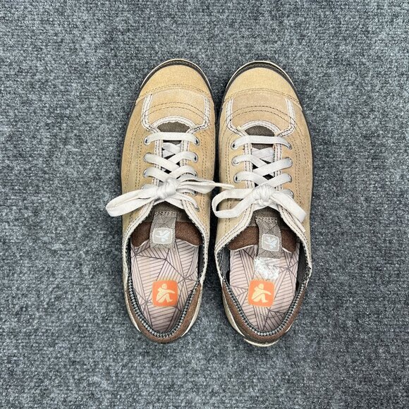 Cushe BLVD Shoes Women's 9 Champagne Canvas Lace Comfort Casual Surf Sneakers‎ - Picture 8 of 11